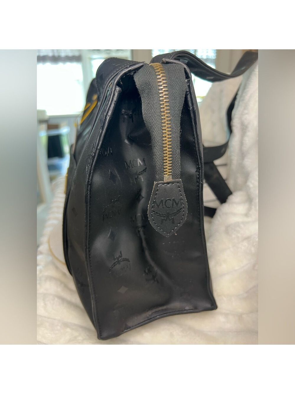 MCM Black Zipper Tote - Picture 13 of 14